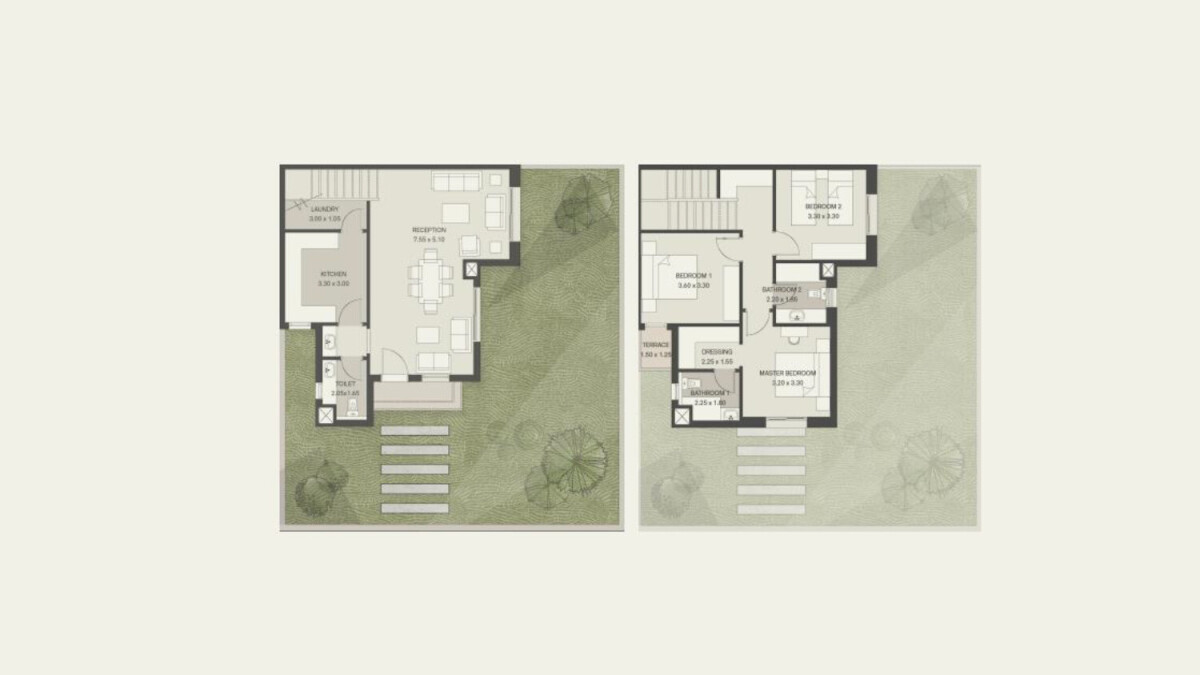 Floor Plan quatro in Taj city New Cairo