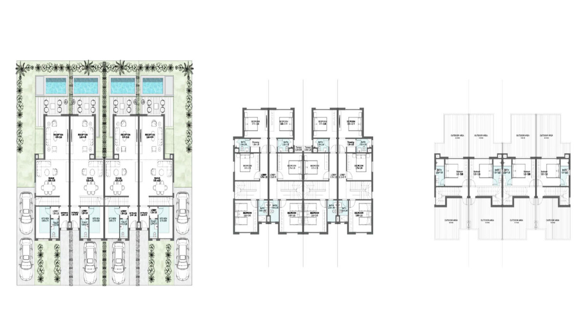 Floor Plan townhouse in The 101 Mostakbal City