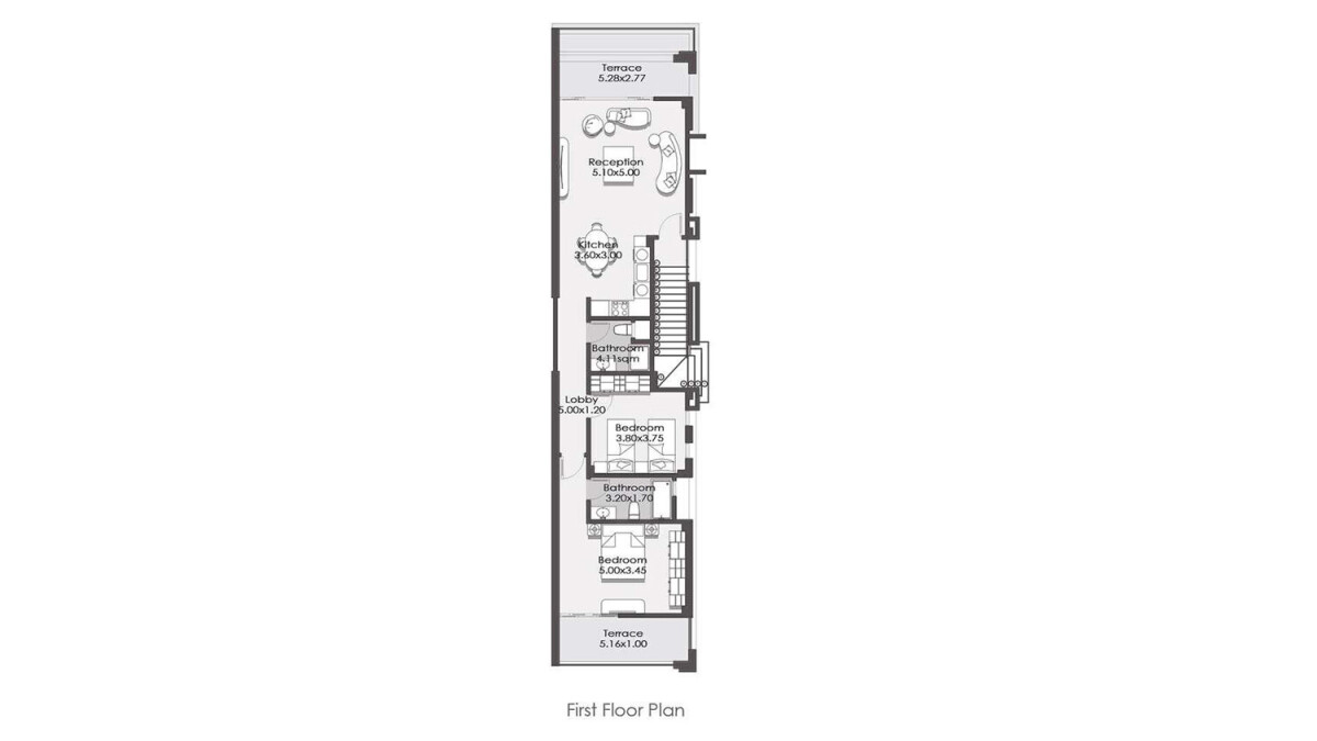 Floor Plan chalet in La Vista North Coast