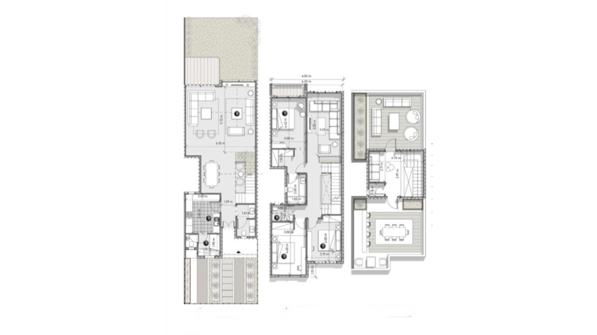 Floor Plan townhouse in Rosail city Mostakbal City