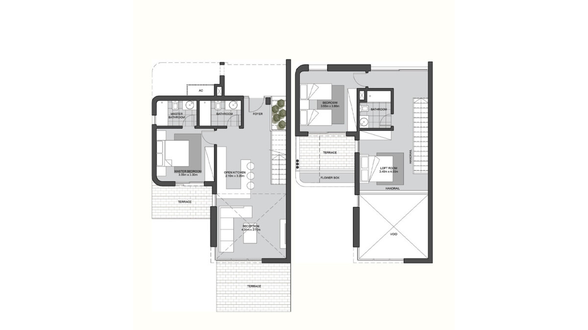 Floor Plan twinhouse in June North Coast