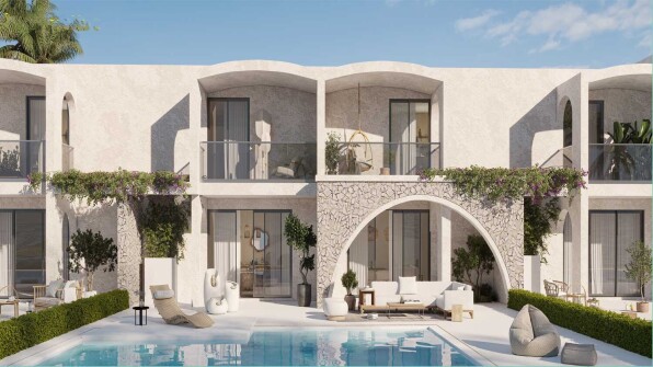 Townhouse Fully Finished direct on lagoon in Salt Ras El Hekma