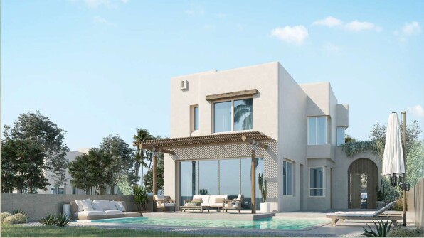 Townhouse  direct sea View & Lagoon fully finished in Hacienda Waters ras el hekma