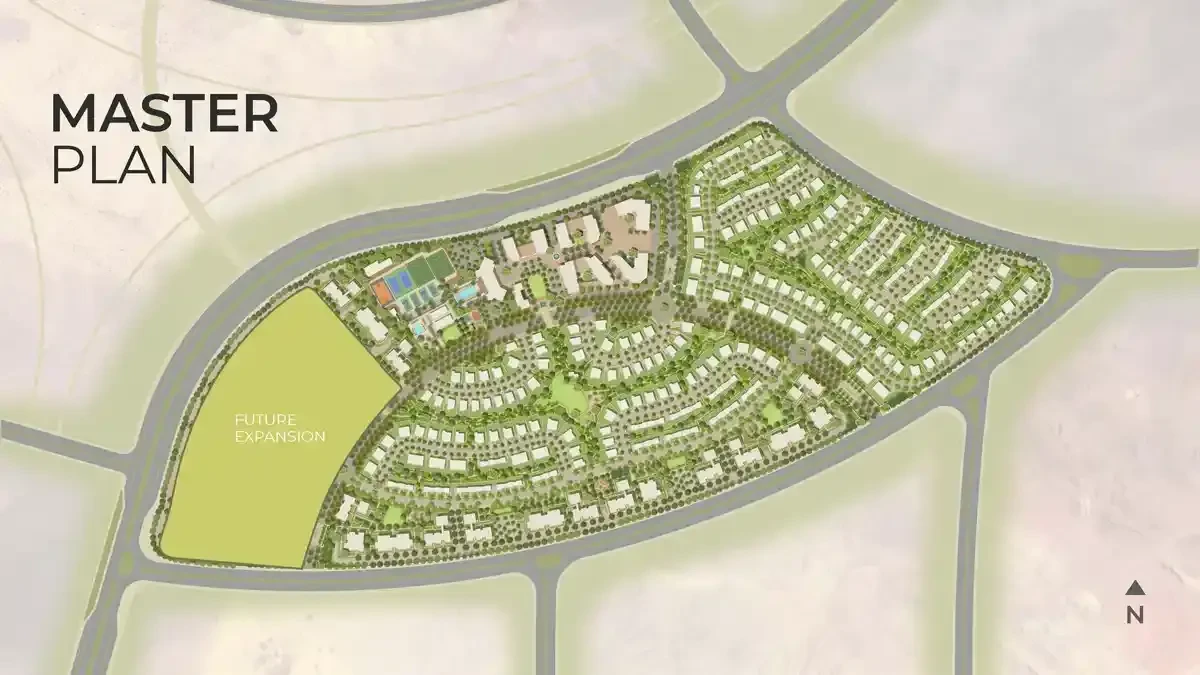 Master Plan Crescent Walk - New Cairo