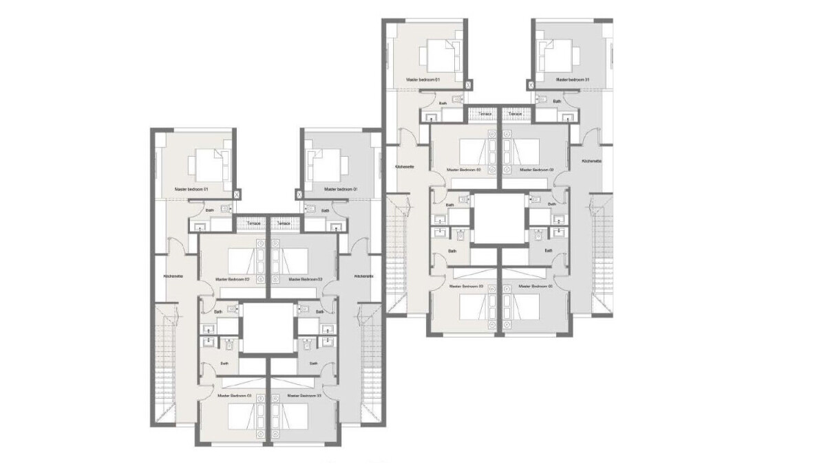 Floor Plan twinhouse in Hacienda Waters North Coast