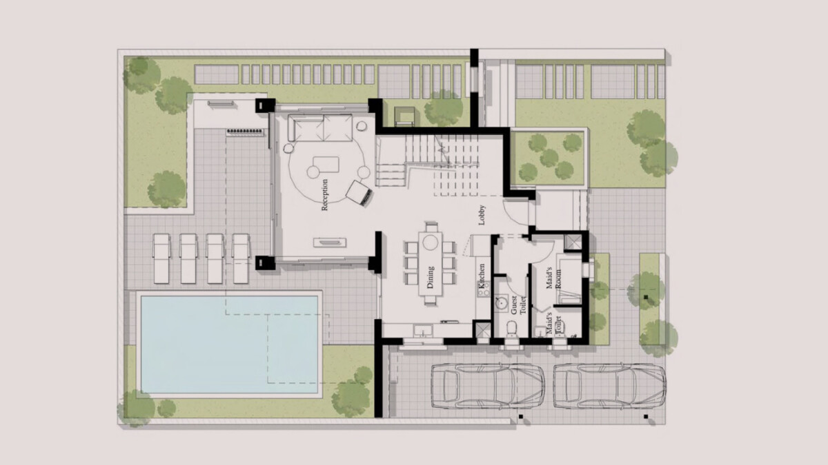 Floor Plan standalone in Jefaira North Coast