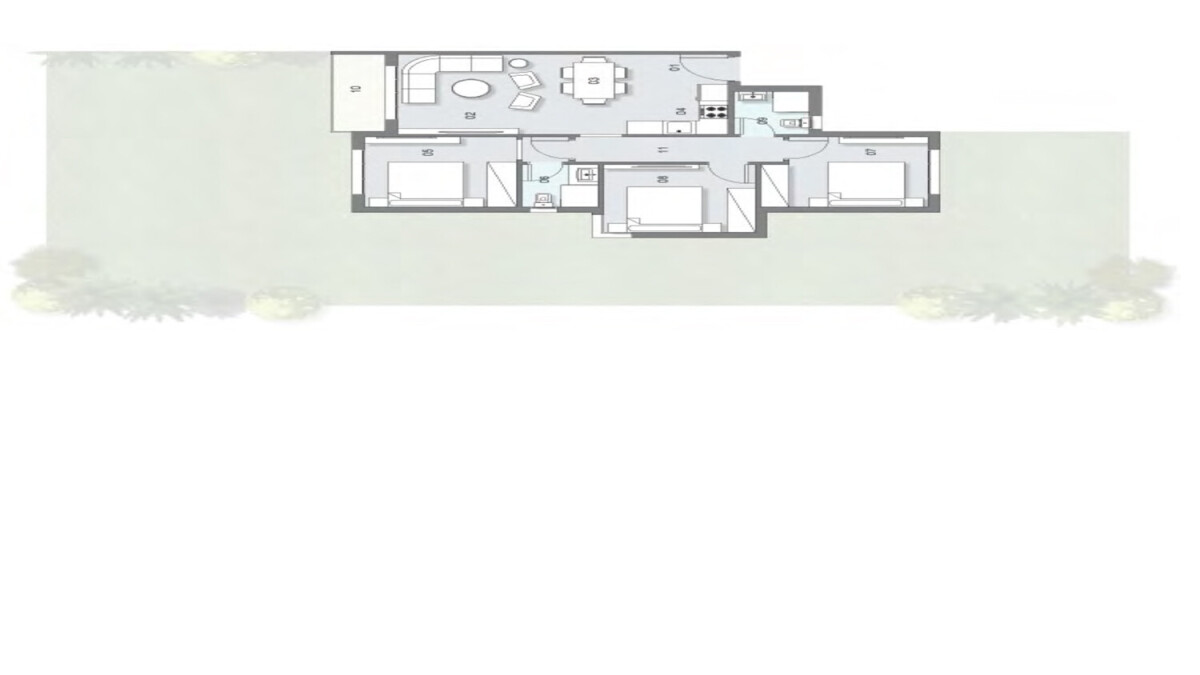 Floor Plan chalet in Lyv Caesar North Coast