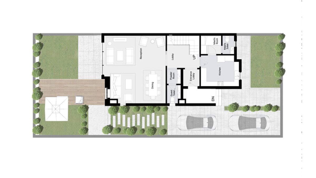 Floor Plan standalone in Ivoire East New Cairo