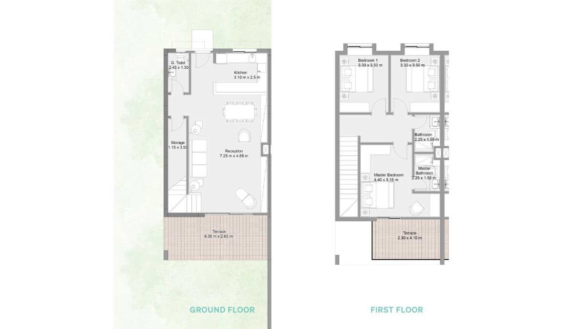 Floor Plan twinhouse in Salt North Coast