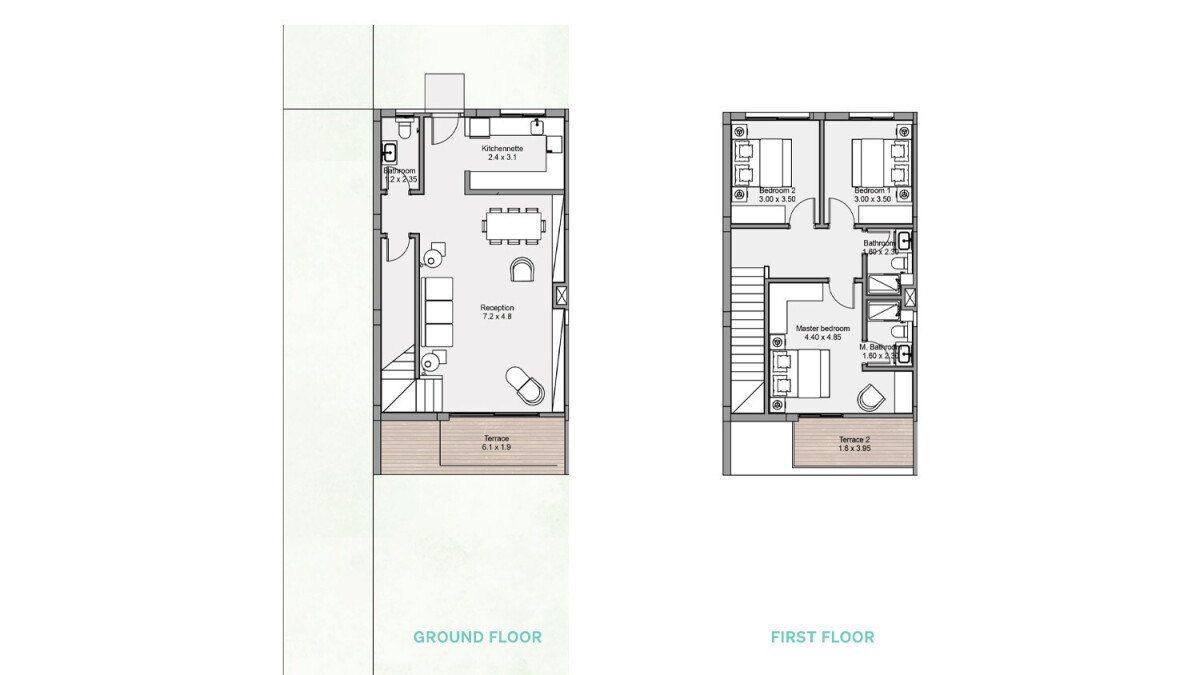 Floor Plan townhouse in Salt North Coast