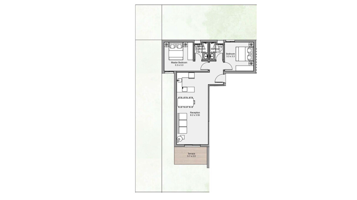 Floor Plan chalet in Salt North Coast