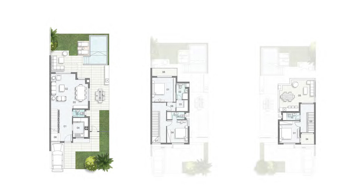 Floor Plan townhouse in Lyv Caesar North Coast