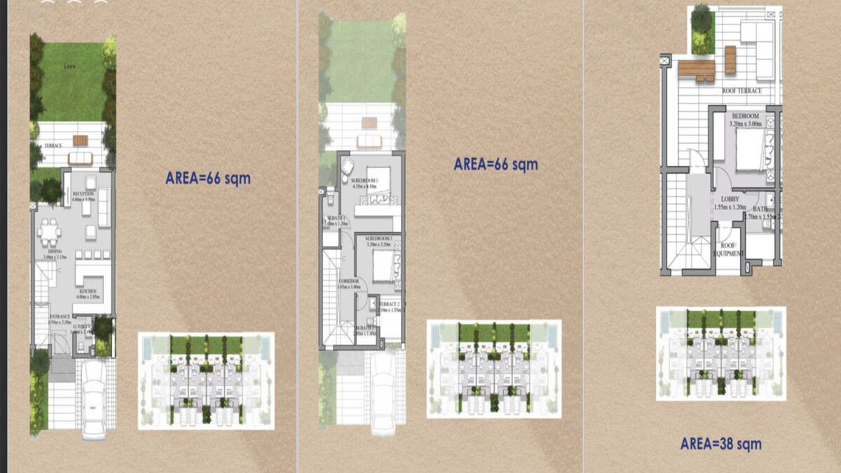 Floor Plan townhouse in Shamasi North Coast